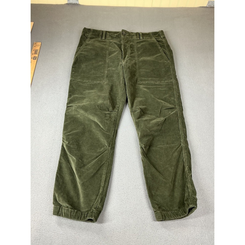 Citizens of Humanity Corduroy Utility Pants Mens 33 Olive Green Jogger Utility